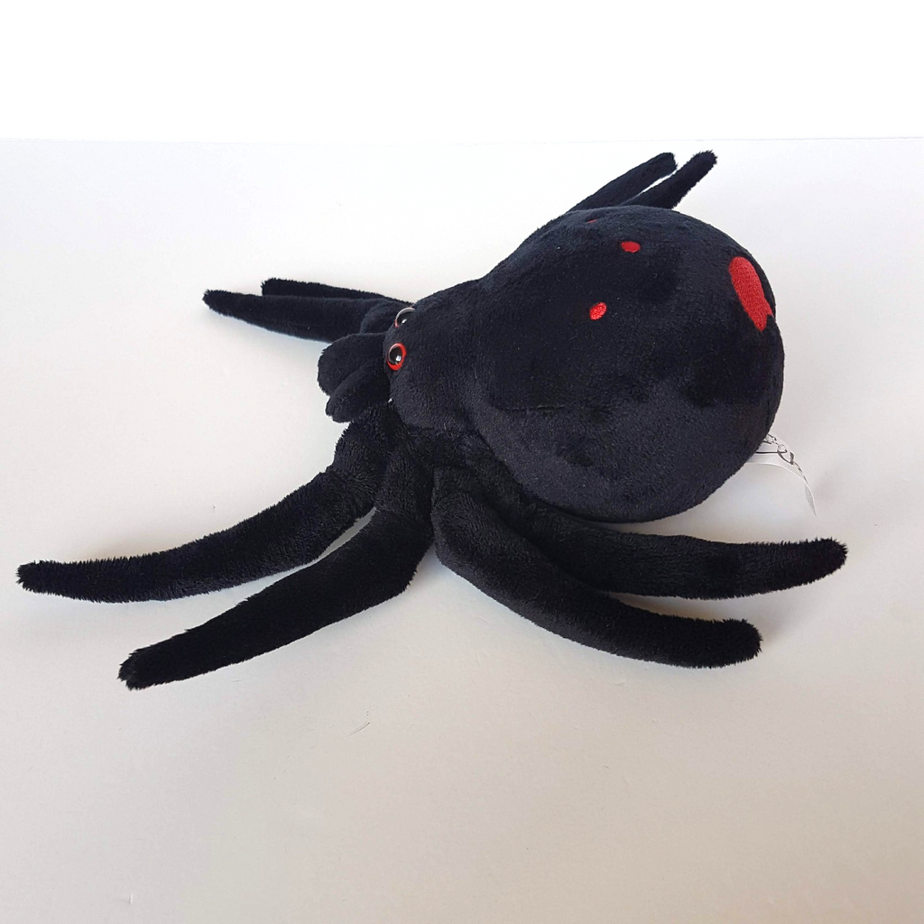 Elka Australian REDBACK SPIDER 21cm Arachnid Soft Toy Plush Stuffed Animal Bug5