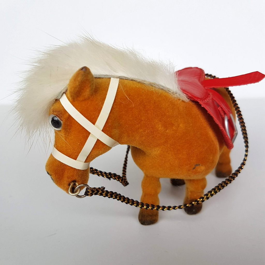 Vintage THELWELL'S HORSE KIPPER Pony Toy RARE Flocked Pony Figure Hong Kong5