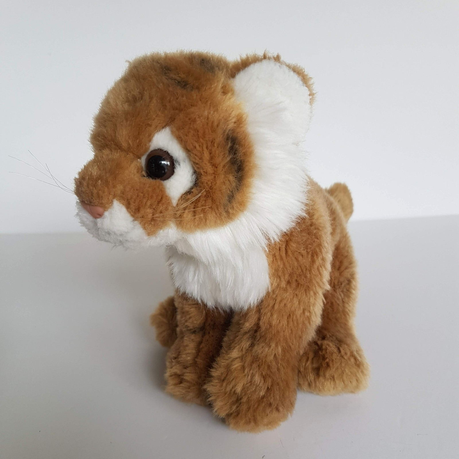 WWF Vintage TIGER WILD CAT Plush 1986 Soft Toy Stuffed Animal 18cm Safari Jungle2