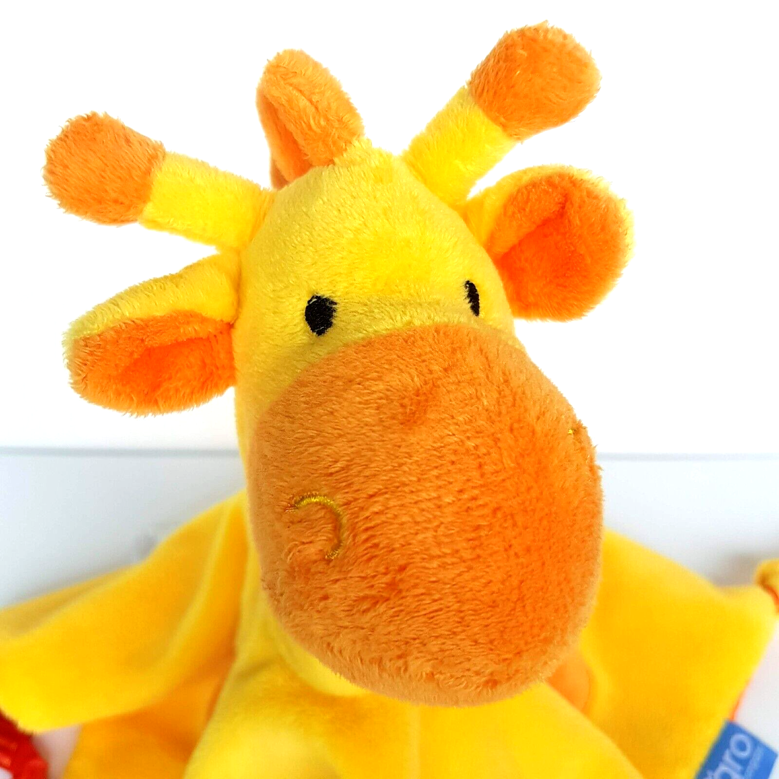 Gro YELLOW GIRAFFE Baby Lovey Security Blanket Comforter Sleep Soft Toy Animal3