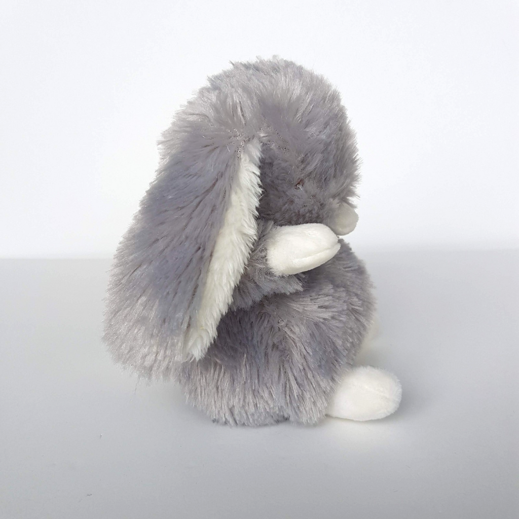 Adorable GREY BUNNY RABBIT Plush Bunnies by the Bay Stuffed Animal Floppy Toy3