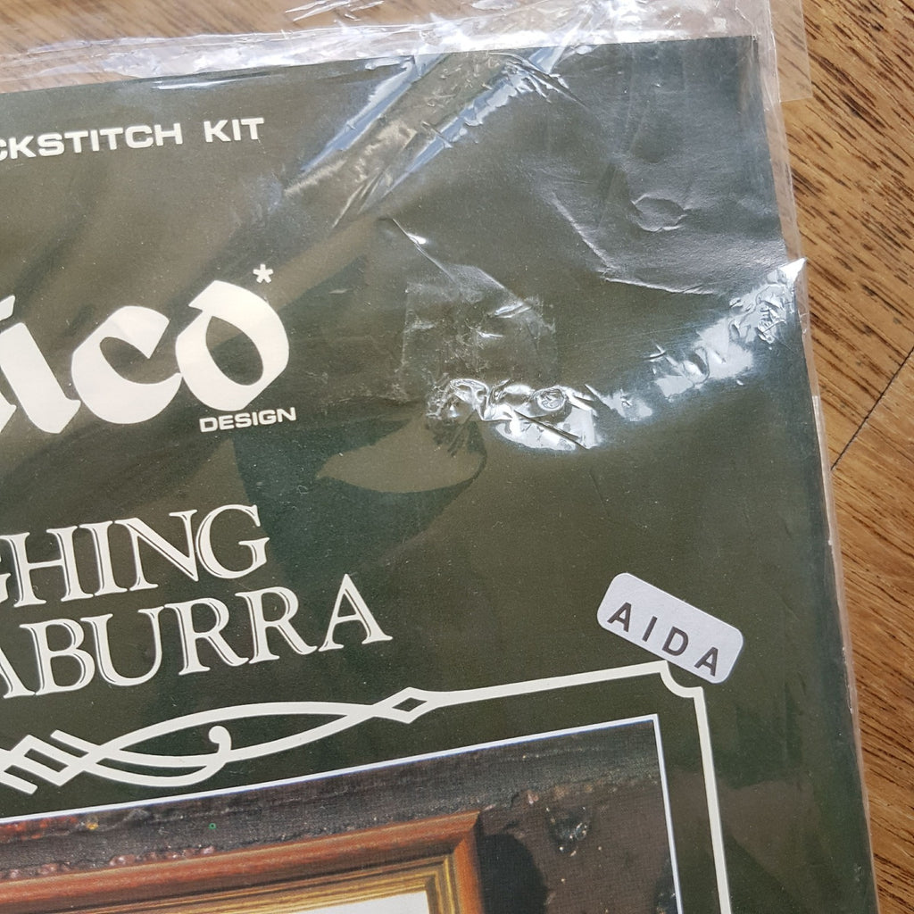 Danico LAUGHING KOOKABURRA Cross Stitch Kit Vintage Craft Australian Animal Bird1