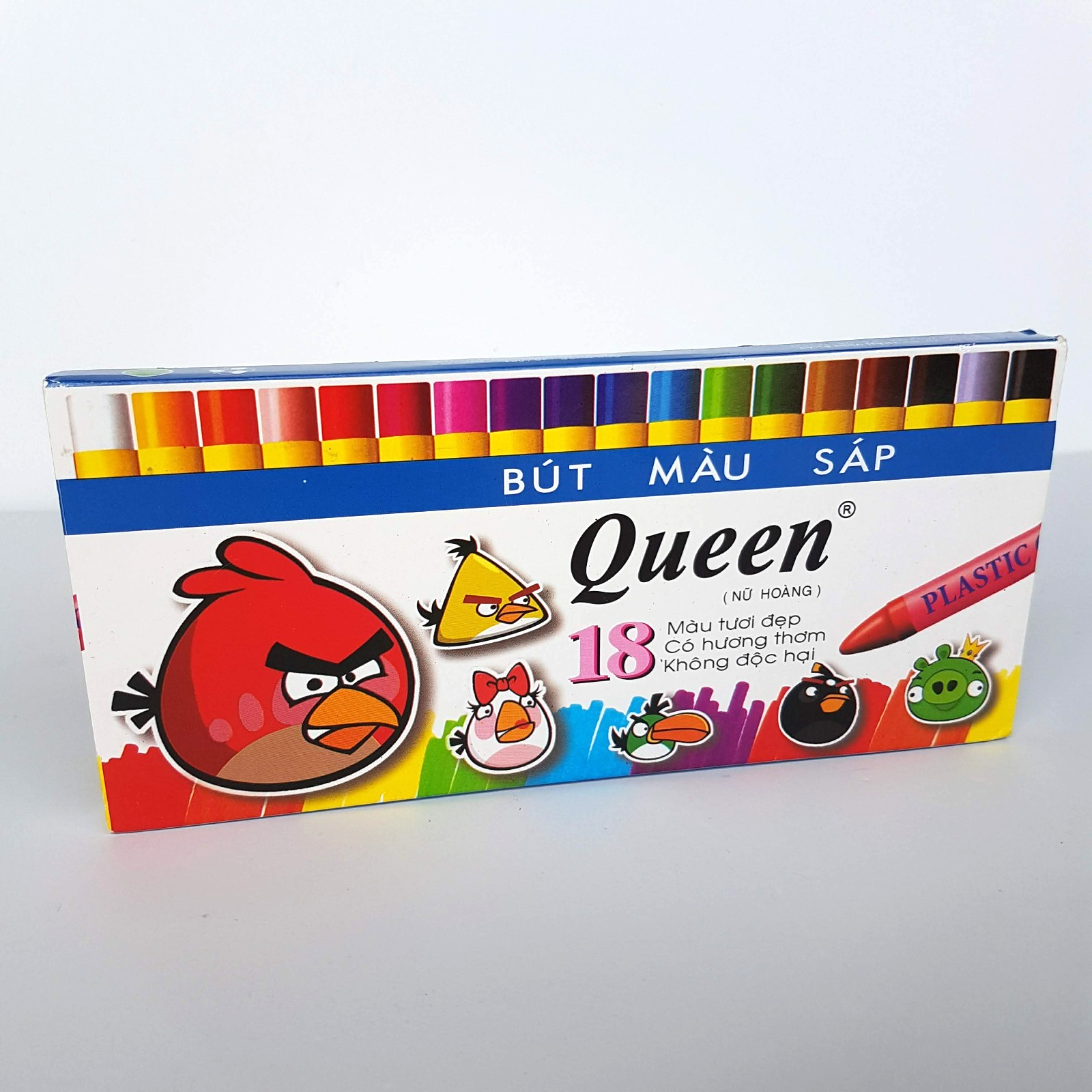 Angry Birds QUEEN CRAYON SET Collectible Merchandise Art Craft Supplies Coloring1
