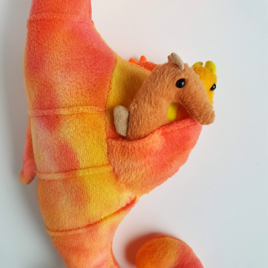 Wild Republic SEAHORSE + BABIES Plush 36cm Sea Stuffed Animal Ocean Soft Toy2