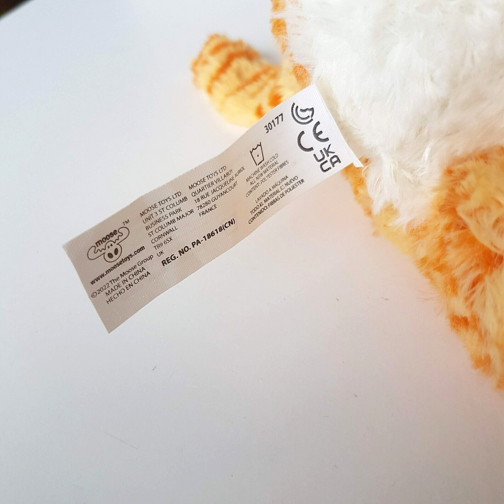 Scruff A Luvs GINGER CAT Collar Plush Orange White Stuffed Animal Soft Toy Moose11