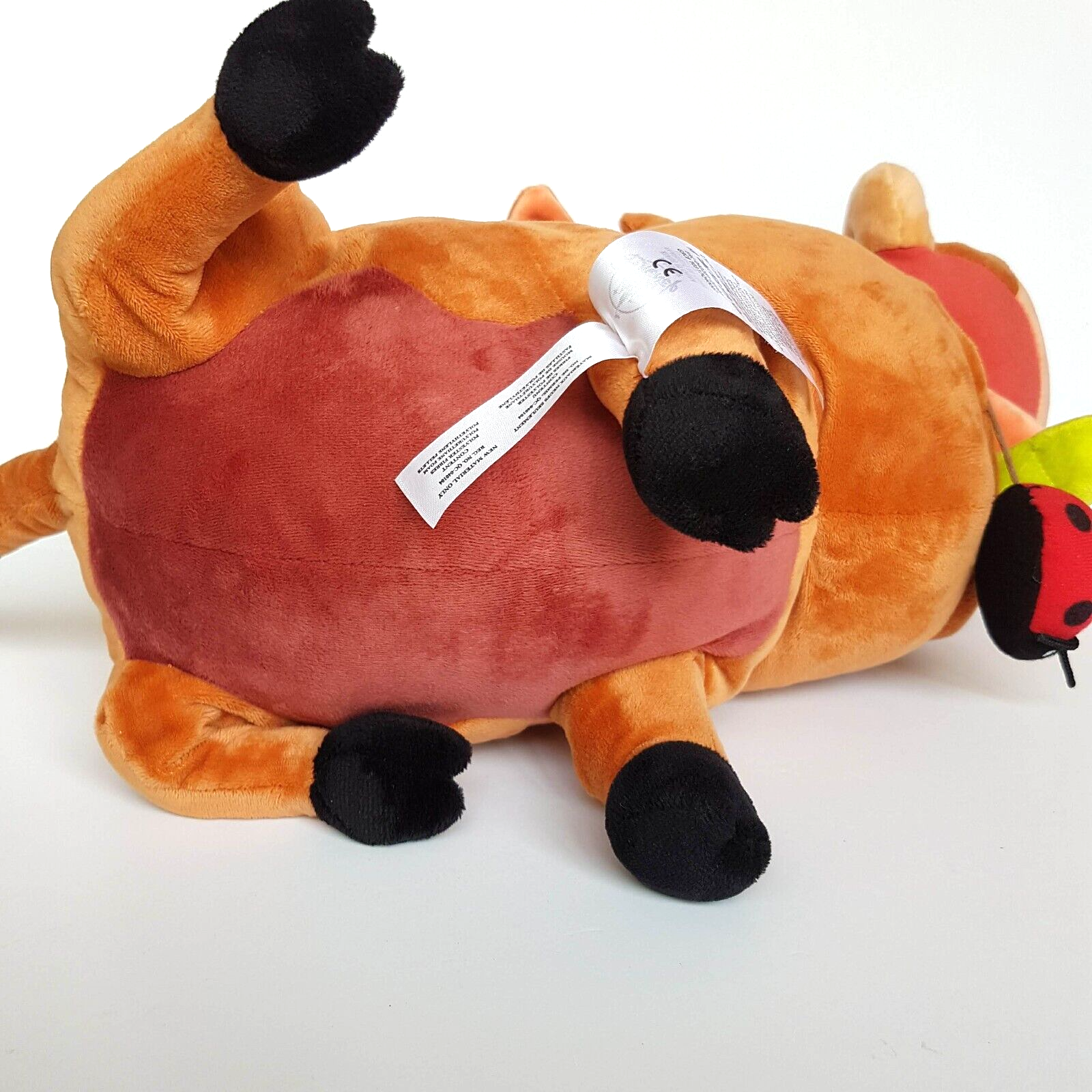 DISNEY Lion King PUMBAA WARTHOG BOAR 33cm Pig Plush Stuffed Animal Soft Toy Bugs13