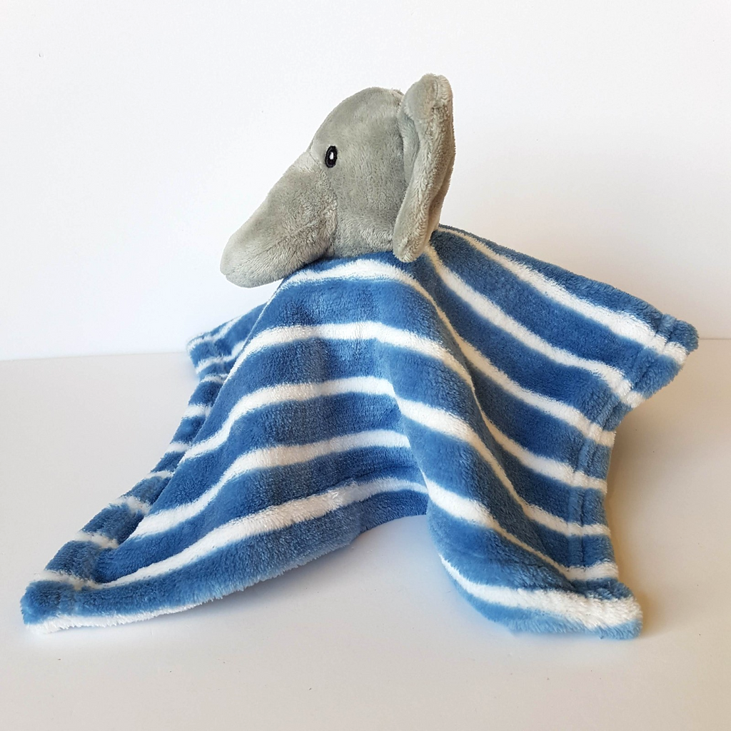 Lila & Jack ELEPHANT Lovey Security Blanket Stuffed Animal Soft Toy Comforter3