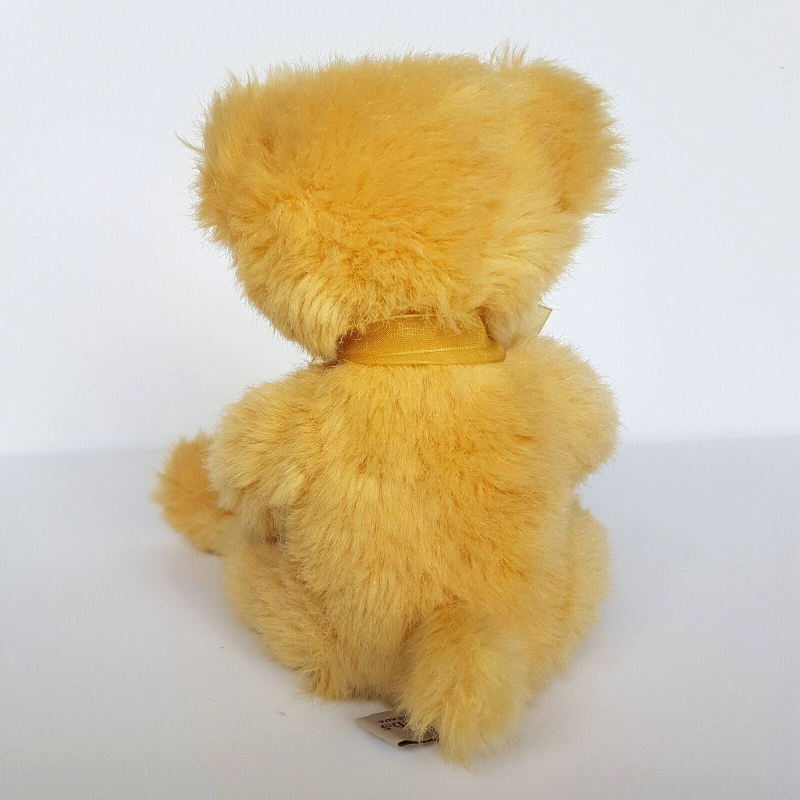 Teddy & Friends YELLOW TEDDY BEAR 29cm Soft Toy Stuffed Animal Plush Beans Bow6