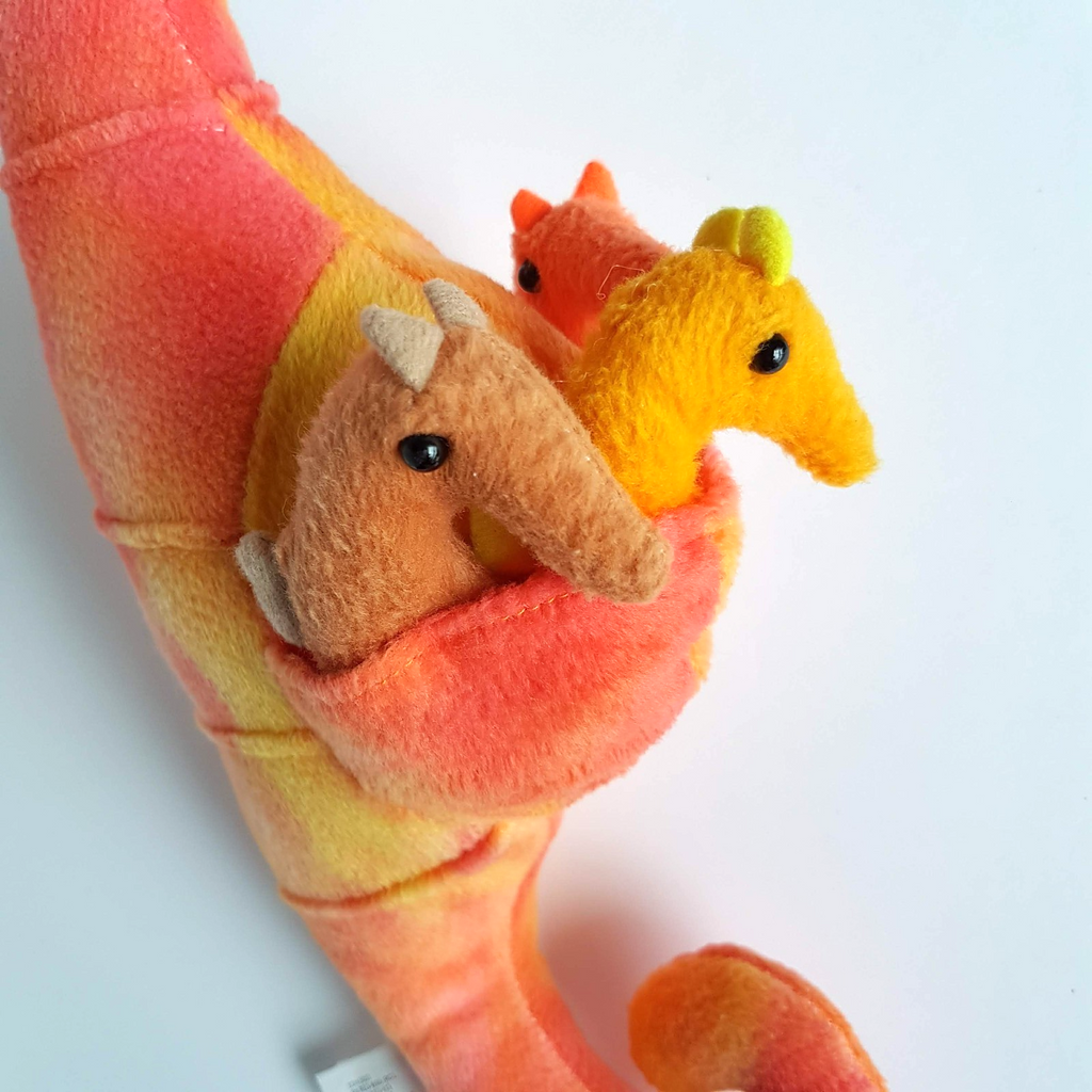 Wild Republic SEAHORSE + BABIES Plush 36cm Sea Stuffed Animal Ocean Soft Toy5