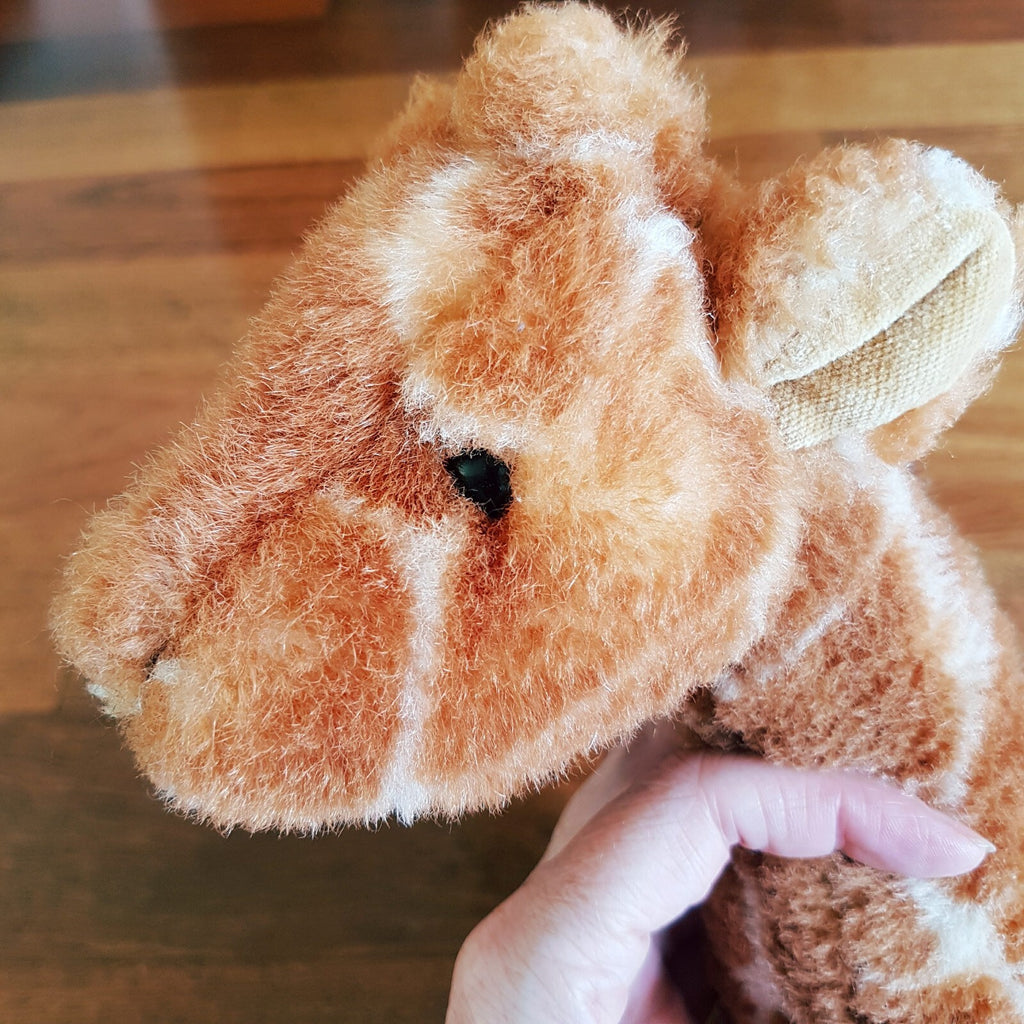 Vintage TY LARGE GIRAFFE Jumbo 42cm 1990 Stuffed Animal Plush Soft Toy Rare HTF16
