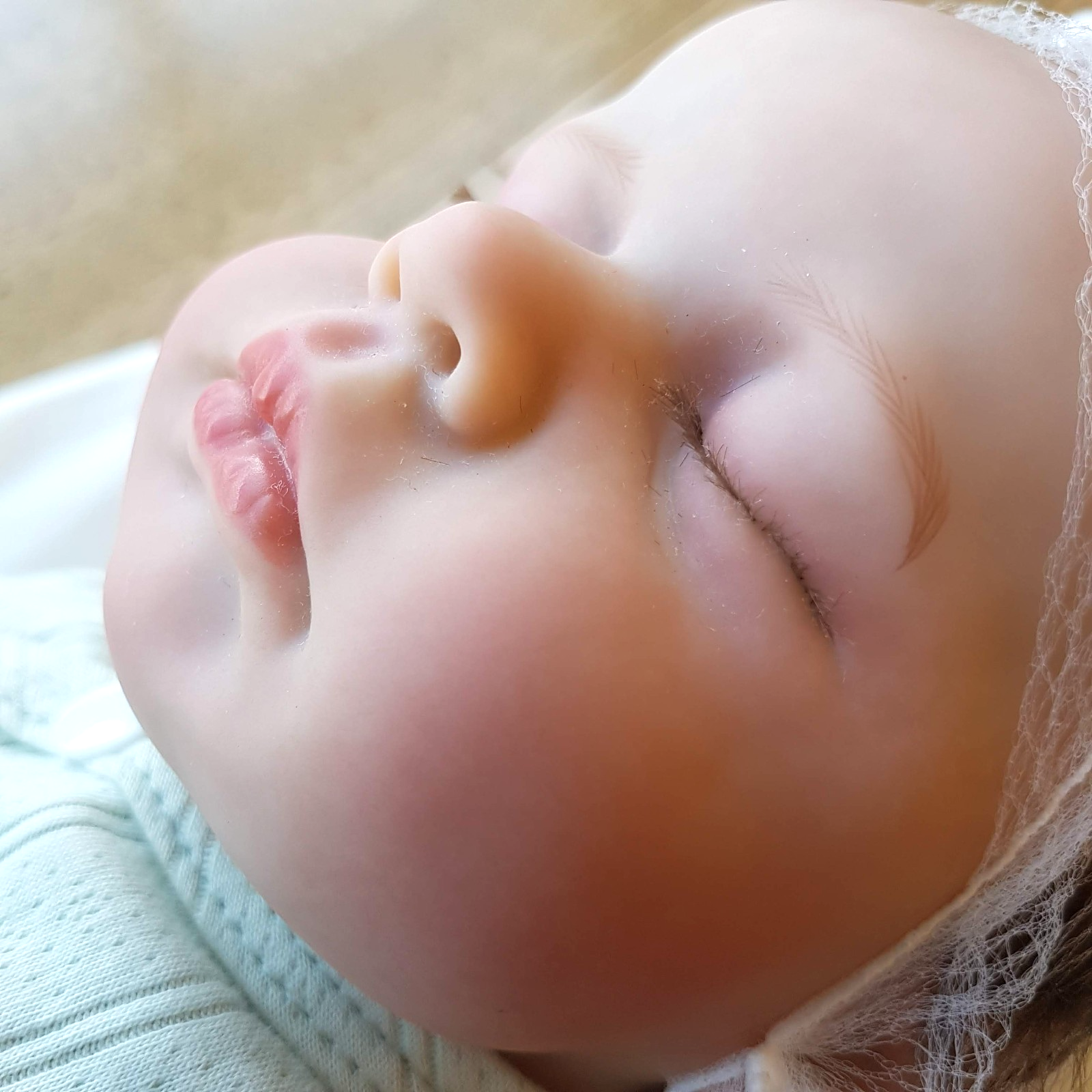 Doll Reborn LIFELIKE BOY BABY Root Hair Realistic 46cm 1kg Weighted Articulated12