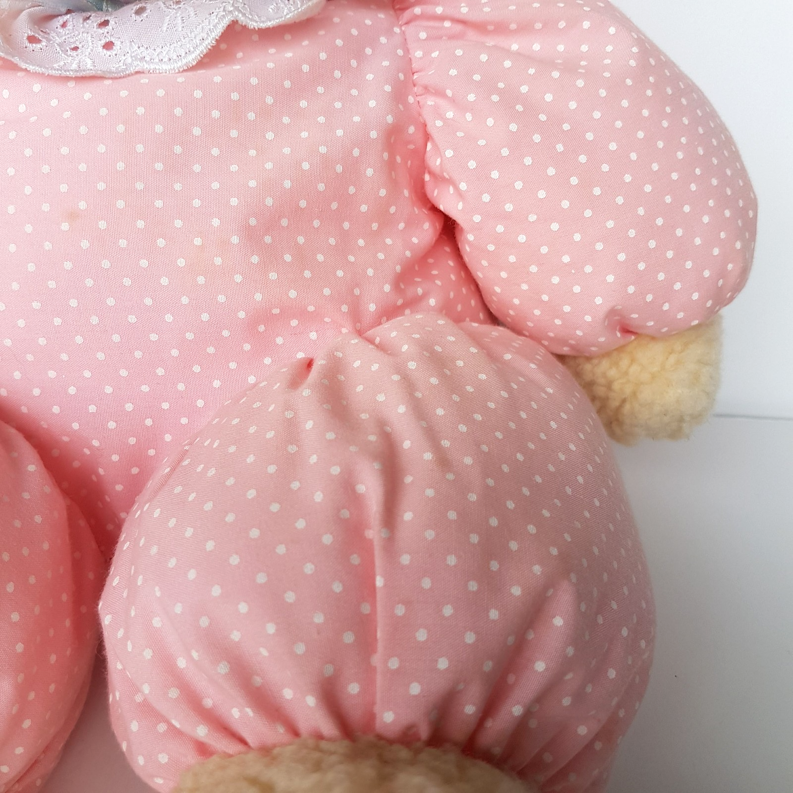 RARE Vintage DAKIN PUFFY BEAR Plush 40cm Fraser Group Stuffed Animal Soft Toy6