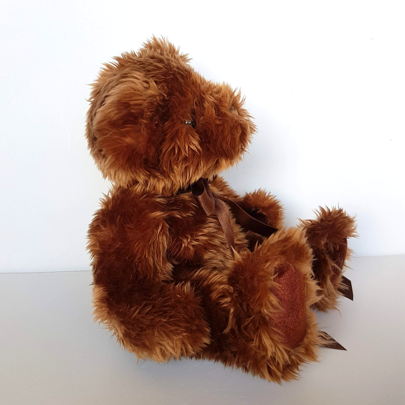 Gorgeous CHOCOLATE TEDDY BEAR Plush Stuffed Animal Soft Toy Brown Bow 20cm8