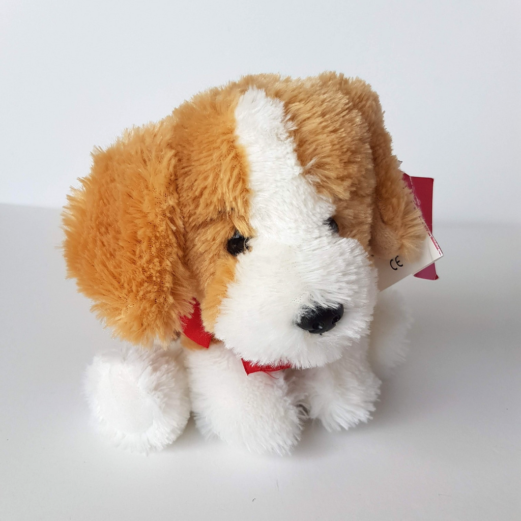 Russ SITTING BEAGLE DOG 16cm Soft Toy Puppy Plush Stuffed Animal Cute Small Toy1