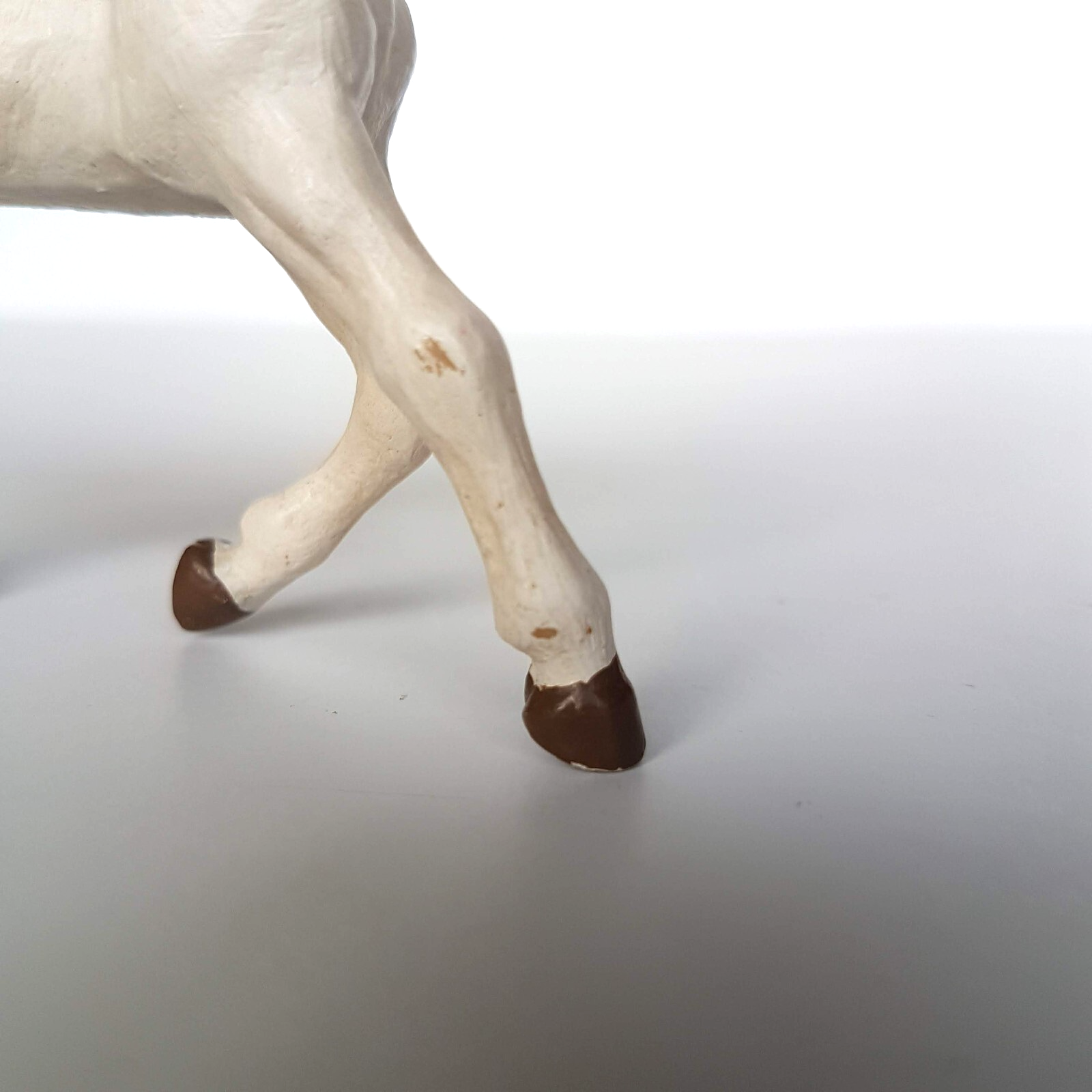 2011 PAPO 9cm BABY PEGASUS Magic Fantasy Horse Figure Figurine White Gold Toy #17