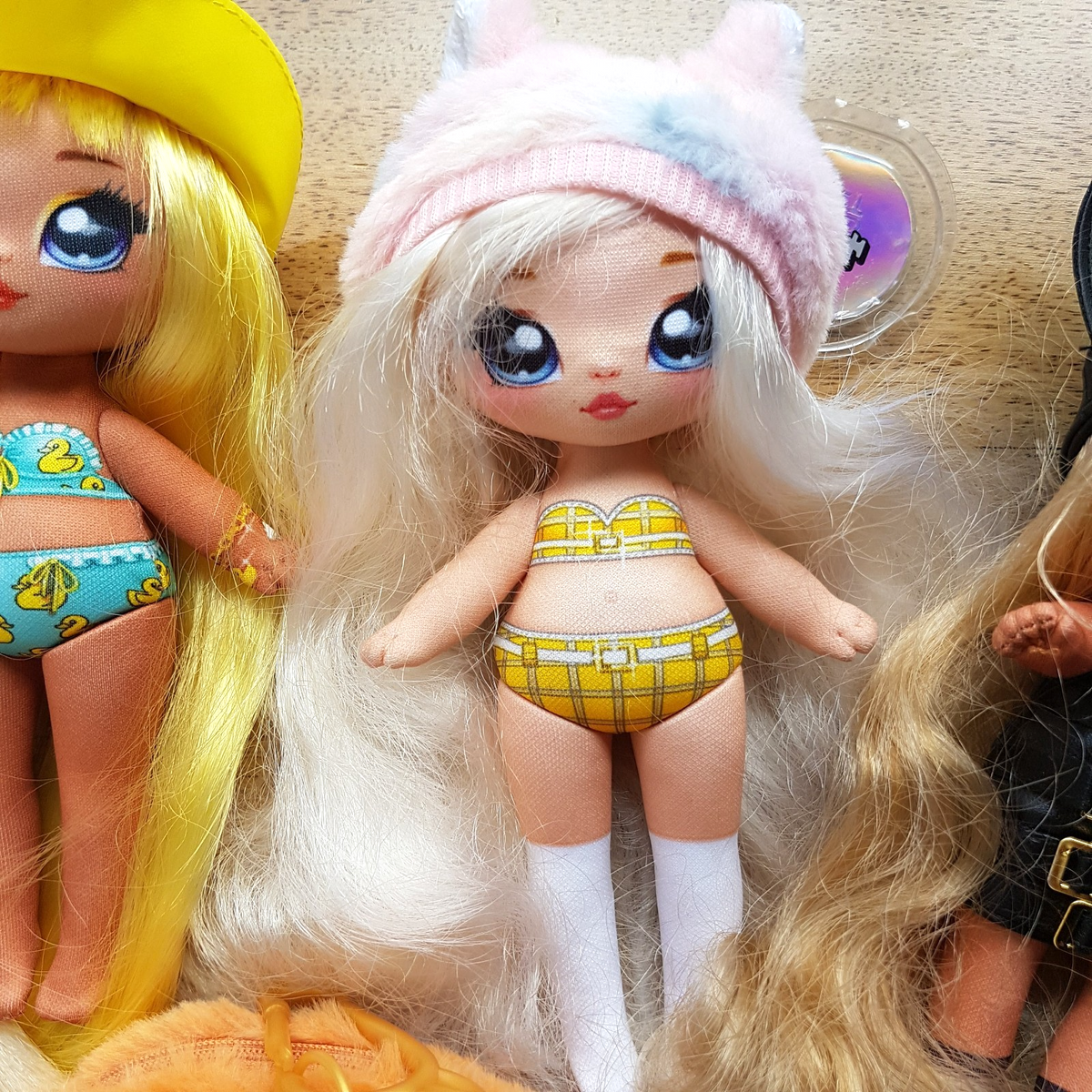 Na Na Na Surprise DOLLS LOT Fashion Dolls Kids Doll Bundle Rabbit Cat Fox Meow3