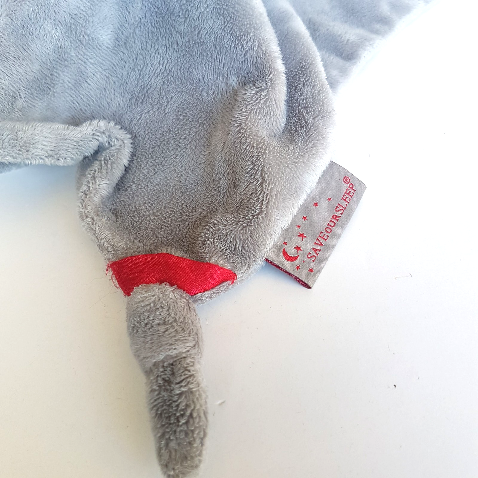 Save Our Sleep GREY ELEPHANT Lovey Plush Security Comforter Sleep Baby Soft Toy3