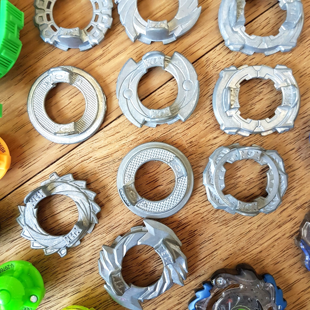 Beyblade Mixed Lot Tops Launchers Ripcords Beys Spinning Toys Action Kids Play2