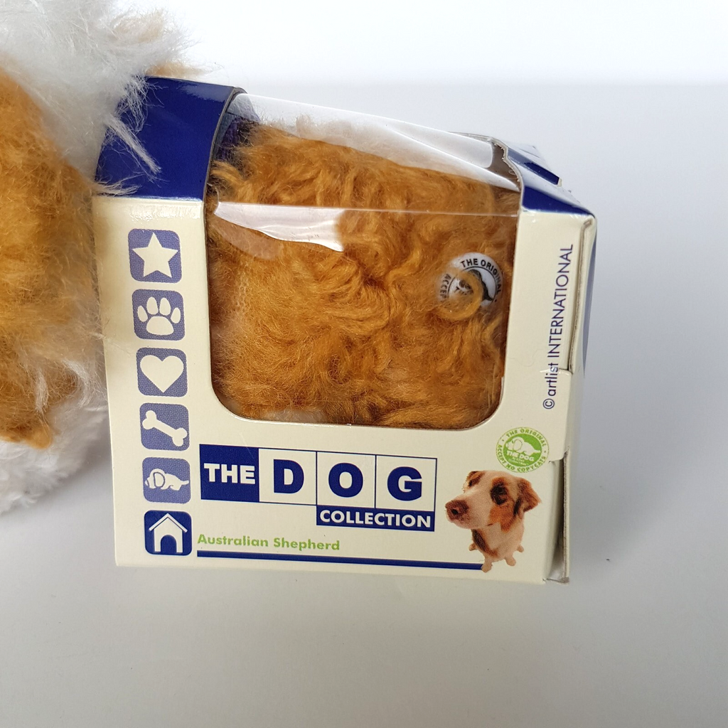 ARTLIST The DOG AUSTRALIAN SHEPHERD Plush Puppy Box Stuffed Animal Soft Toy Cute2