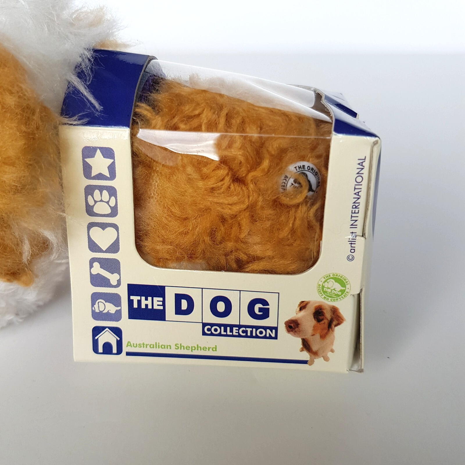 ARTLIST The DOG AUSTRALIAN SHEPHERD Plush Puppy Box Stuffed Animal Soft Toy Cute2