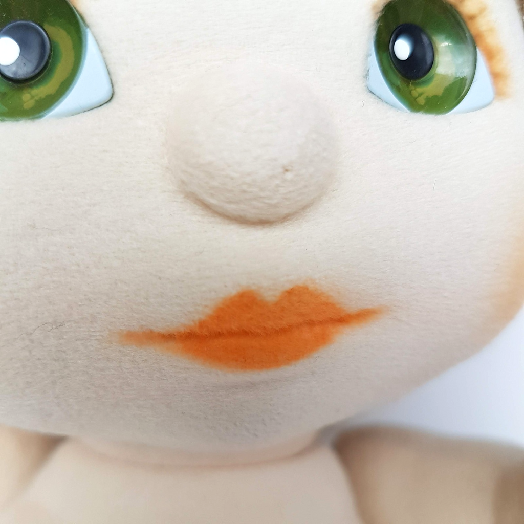 My Child Doll ASH TWO TONE TOP KNOT US Pale Skin 1986 Green Eyes Peach DRESSED14