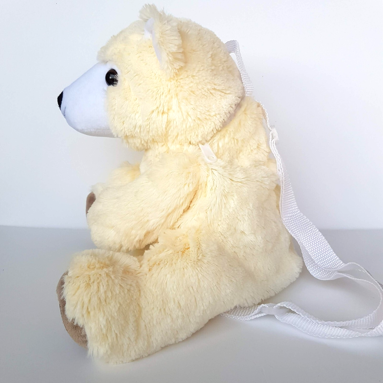 Sea World POLAR BEAR BACKPACK Plush Stuffed Animal 28cm Kids Bag Soft Toy Bag6