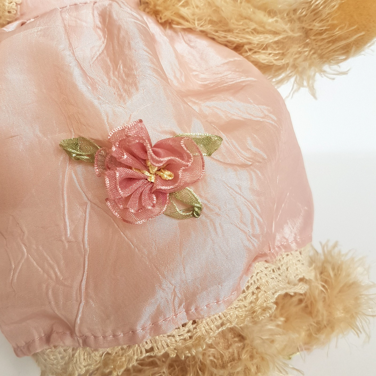 Settle Bears ROSE TAFFETA TEDDY Bear 28cm Plush JOINTED Soft Toy Stuffed Animal11