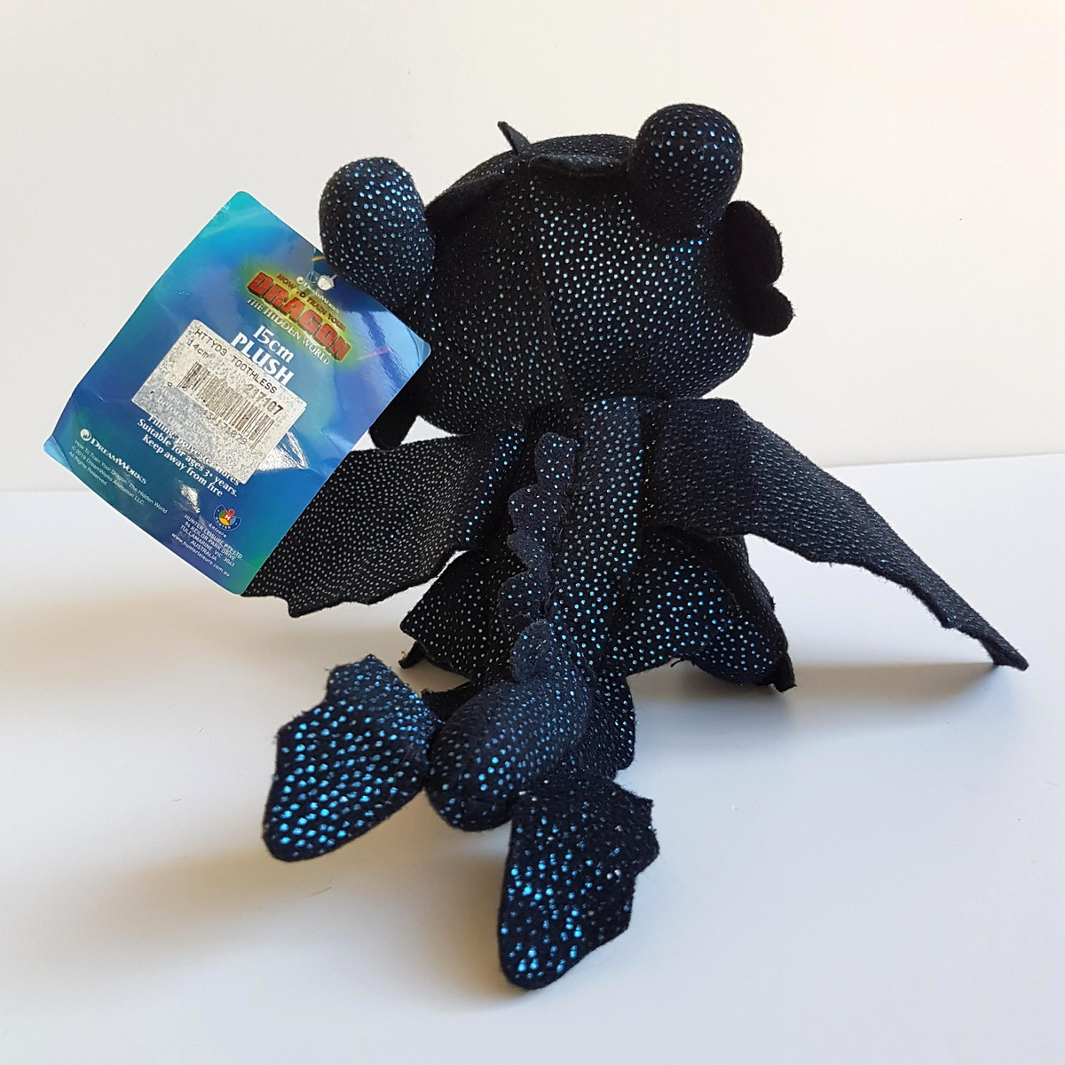 How To Train Your Dragon TOOTHLESS Small 15cm Plush TAGS Stuffed Animal Soft Toy4