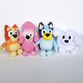 Bluey Plush Lot COCO LILA BINGO BLUEY Puppy Dog Stuffed Animal Soft Toy Genuine0