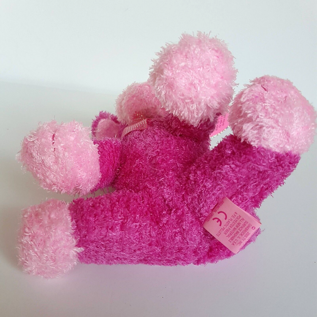 TY Beanie PINKYS FANCIFUL Dog Puppy Pink Plush Stuffed Animal TAGS Soft Toy Cute12