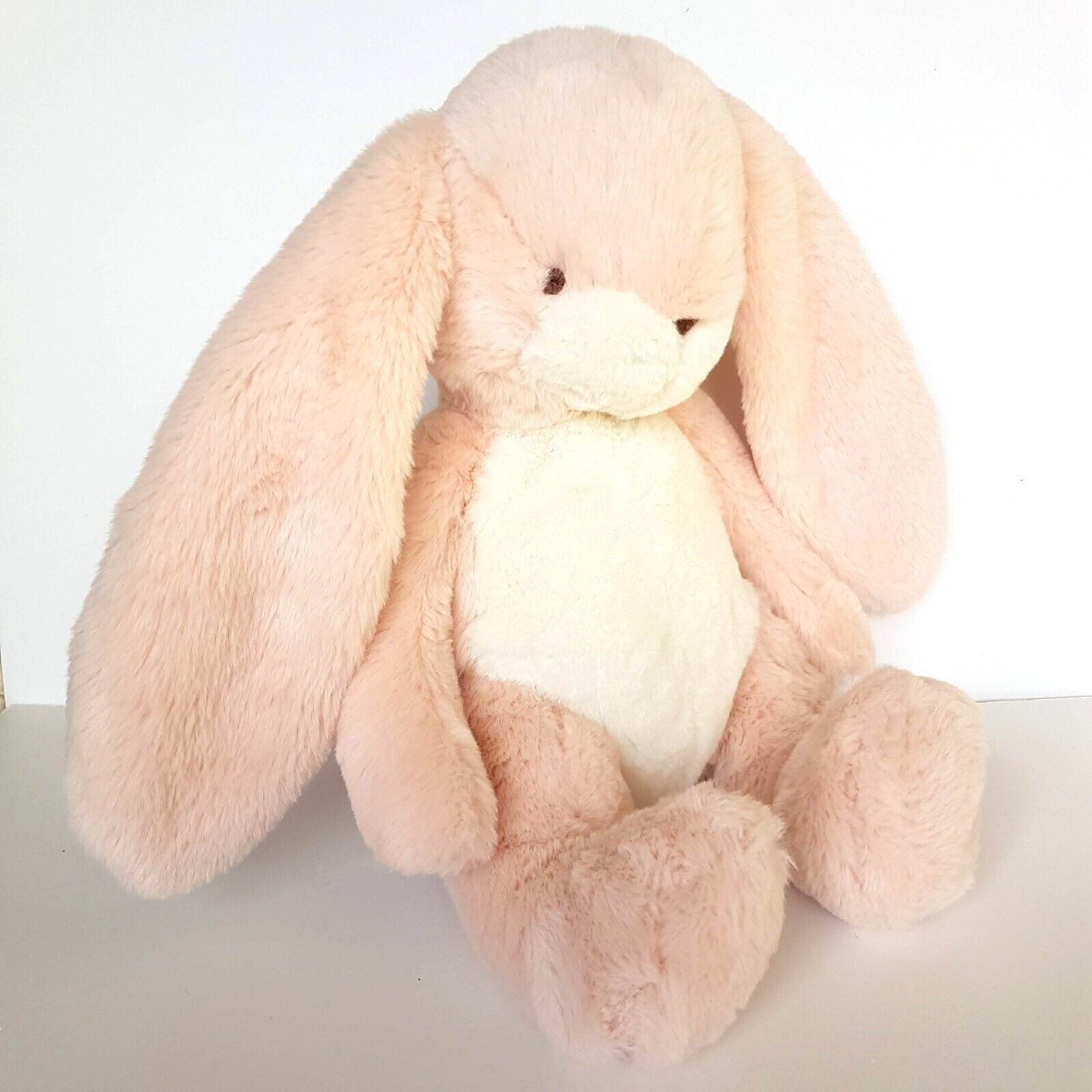 Large PINK BUNNY RABBIT Plush Floppy Super Soft Stuffed Animal Cuddle Soft Toy0