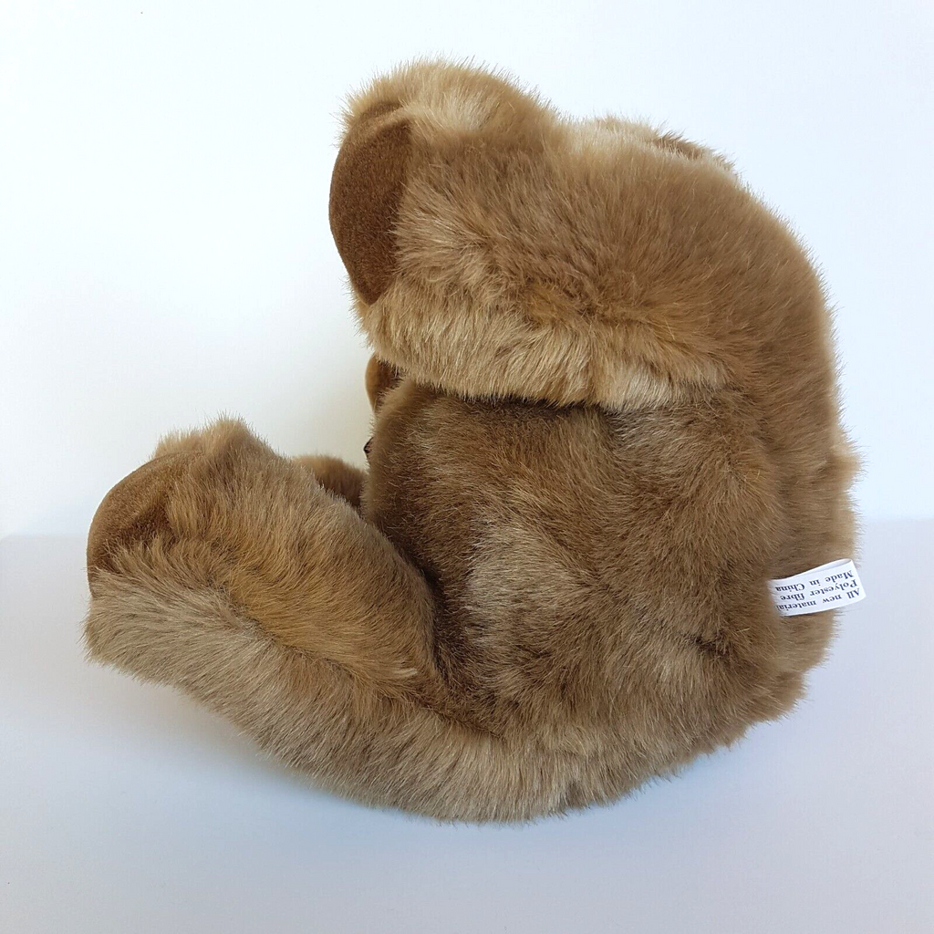 Dreampets Soft BROWN TEDDY BEAR Tartan Bow Plush Stuffed Animal Soft Toy Quality8