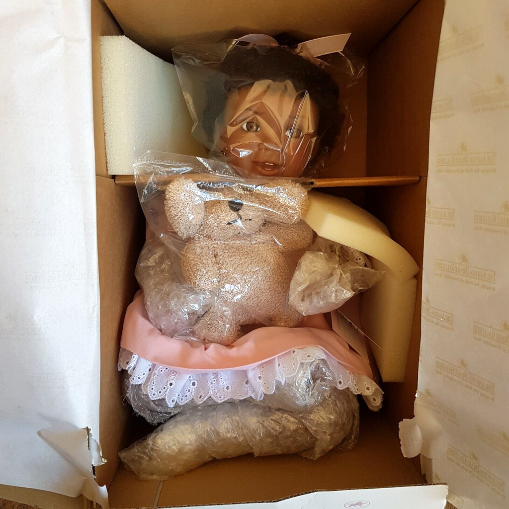 Ashton Drake BRIANNE Porcelain Doll COA Boxed Collectible African American Doll2