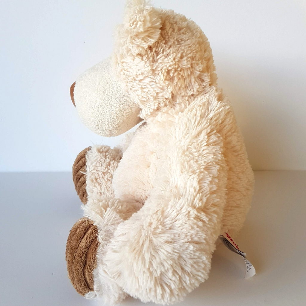 Aurora CREAM TEDDY BEAR Plush 30cm Stuffed Animal Soft Toy Beanbag Floppy Cuddly5