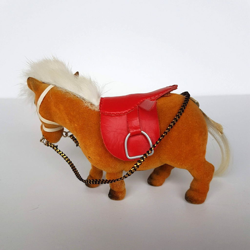 Vintage THELWELL'S HORSE KIPPER Pony Toy RARE Flocked Pony Figure Hong Kong7