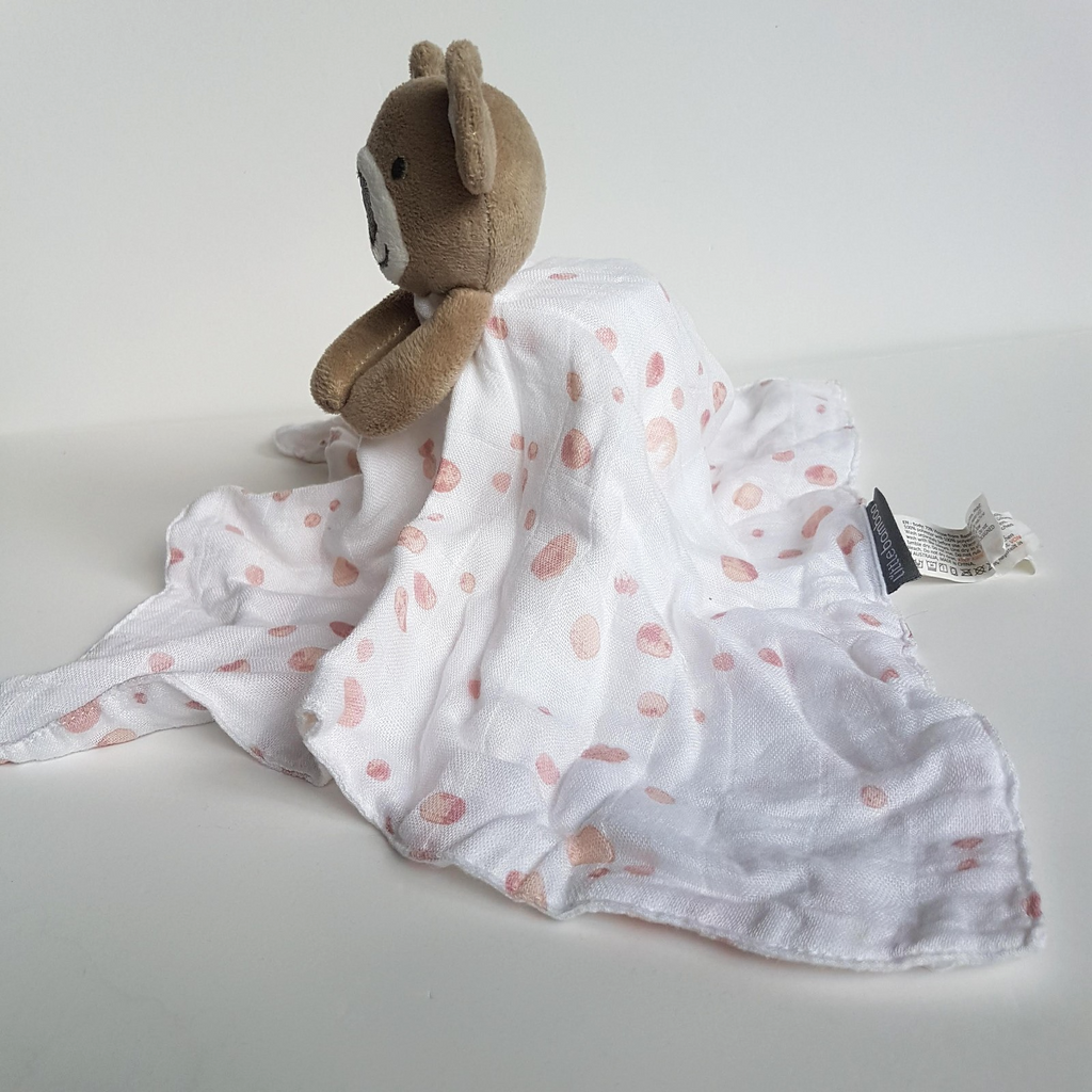 Little Bamboo KOALA LOVEY Soft Toy Comforter Security Blanket Minky Dot Sleep6