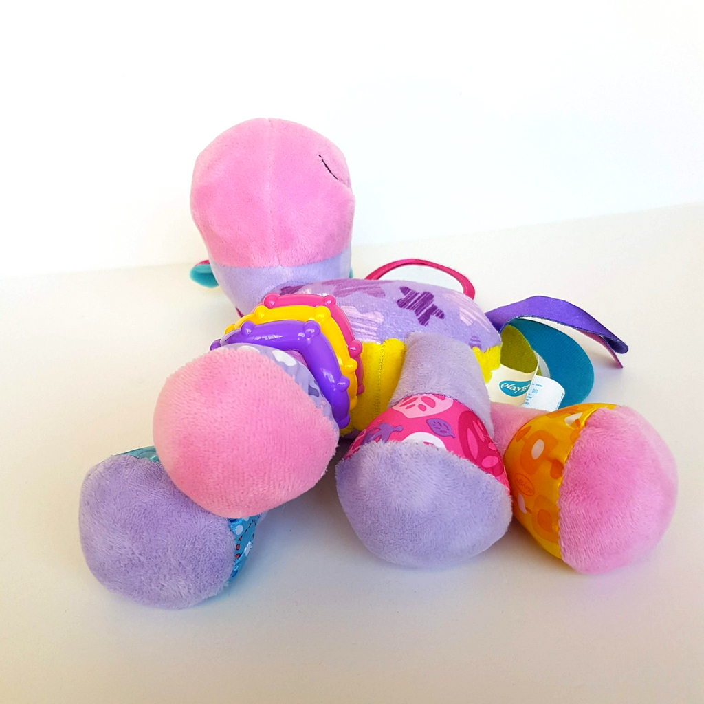 Playgro HAPPY UNICORN Clip On Pram Baby Activity Toy Plush Rattle Mirror Crinkle10