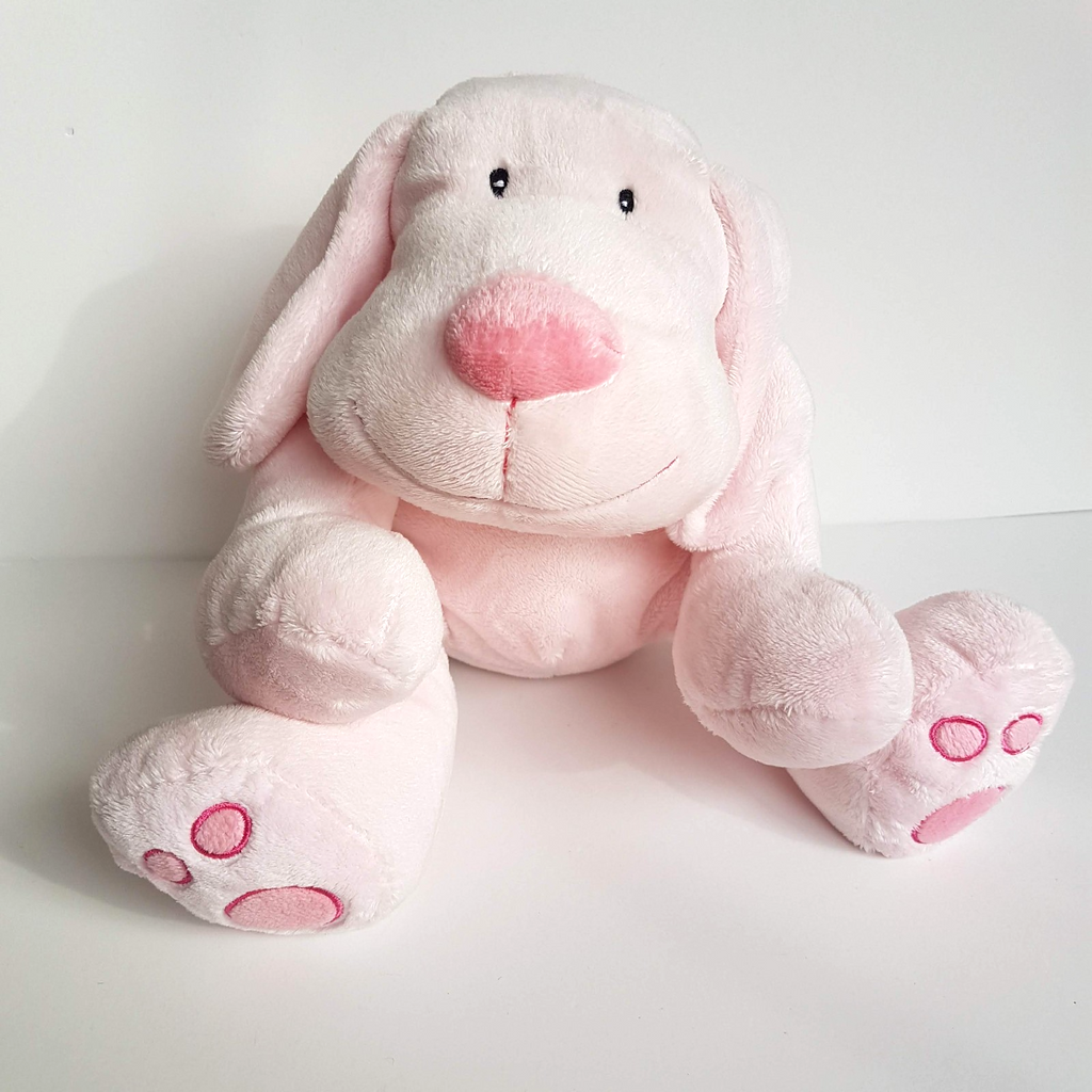 Target FLOPPY PINK Dog Puppy Plush 29cm Soft Toy Stuffed Animal Pastel Beanbag9