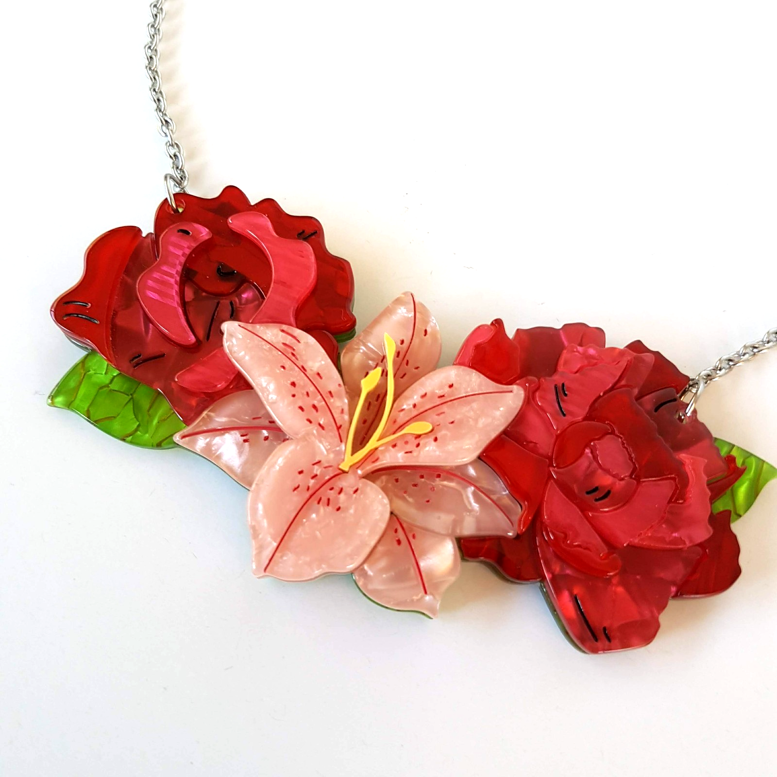 Erstwilder 2019 TICKLED PINK SMALL Necklace Carmen Hui Limited Edition 100 3000