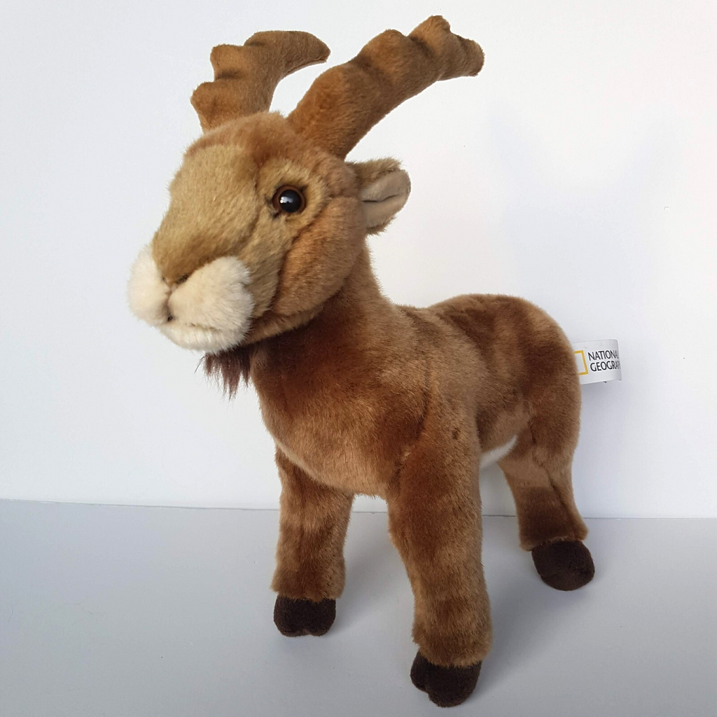 Rare LELLY VENTURELLI IBEX Goat Plush 30cm Stuffed Animal Soft Toy Realistic4
