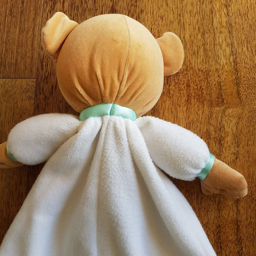 Rare PRECIOUS MOMENTS Baby Lovey BEAR Security Blanket Plush Comforter Soft Toy12