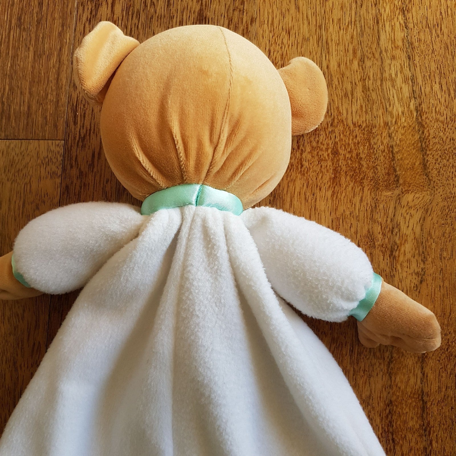 Rare PRECIOUS MOMENTS Baby Lovey BEAR Security Blanket Plush Comforter Soft Toy12