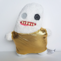Fuggler GOLD SPLODGE White Funny Ugly Monster Disco Plush Funny Soft Toy Teeth0