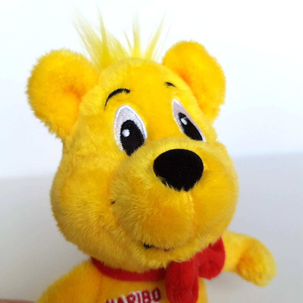 HARIBO BEAR Promotional Plush Yellow 22cm Stuffed Animal Confectionery Soft Toy6