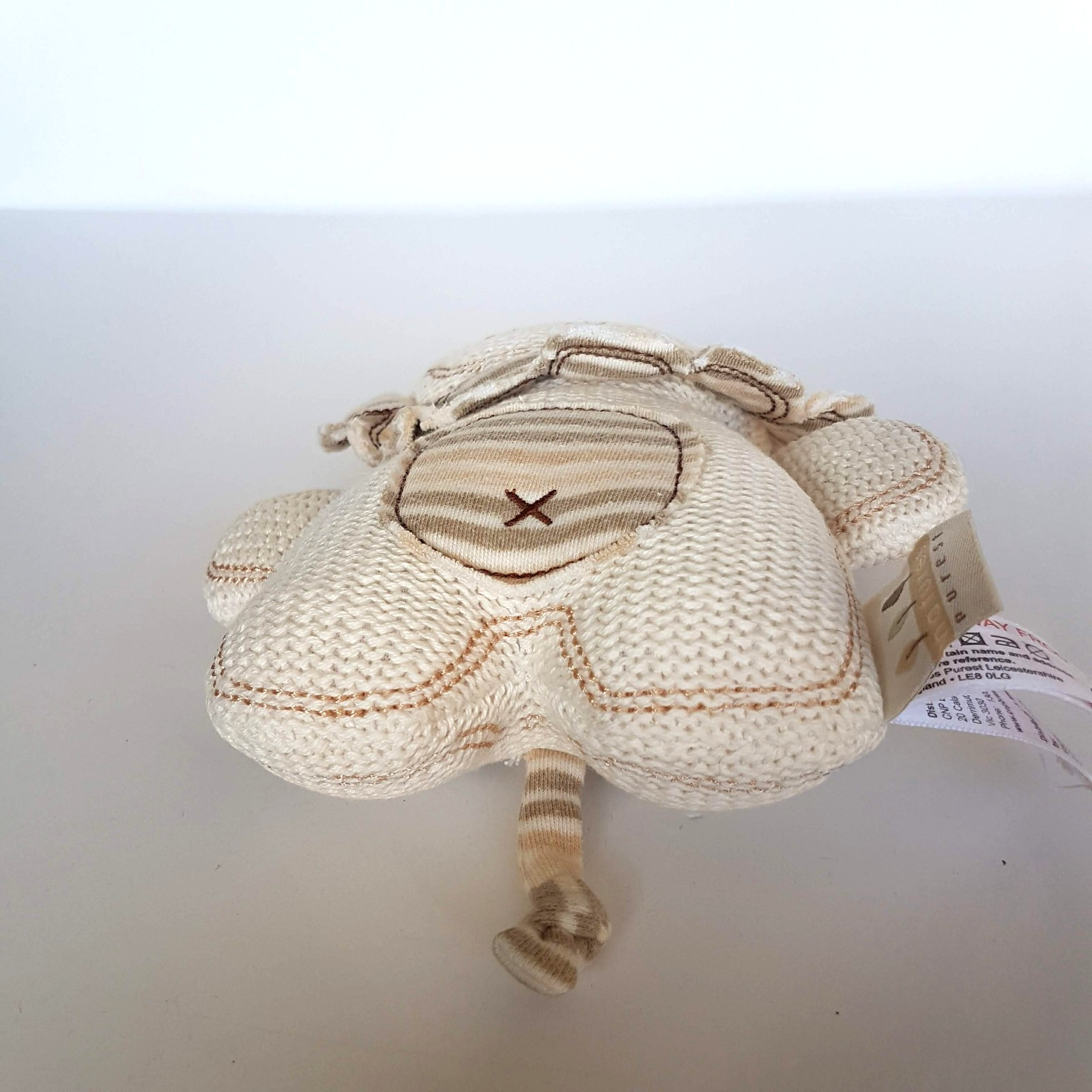 Nature's Purest LION LOVEY RATTLE Plush Knit Security Comforter Blanket Soft Toy6