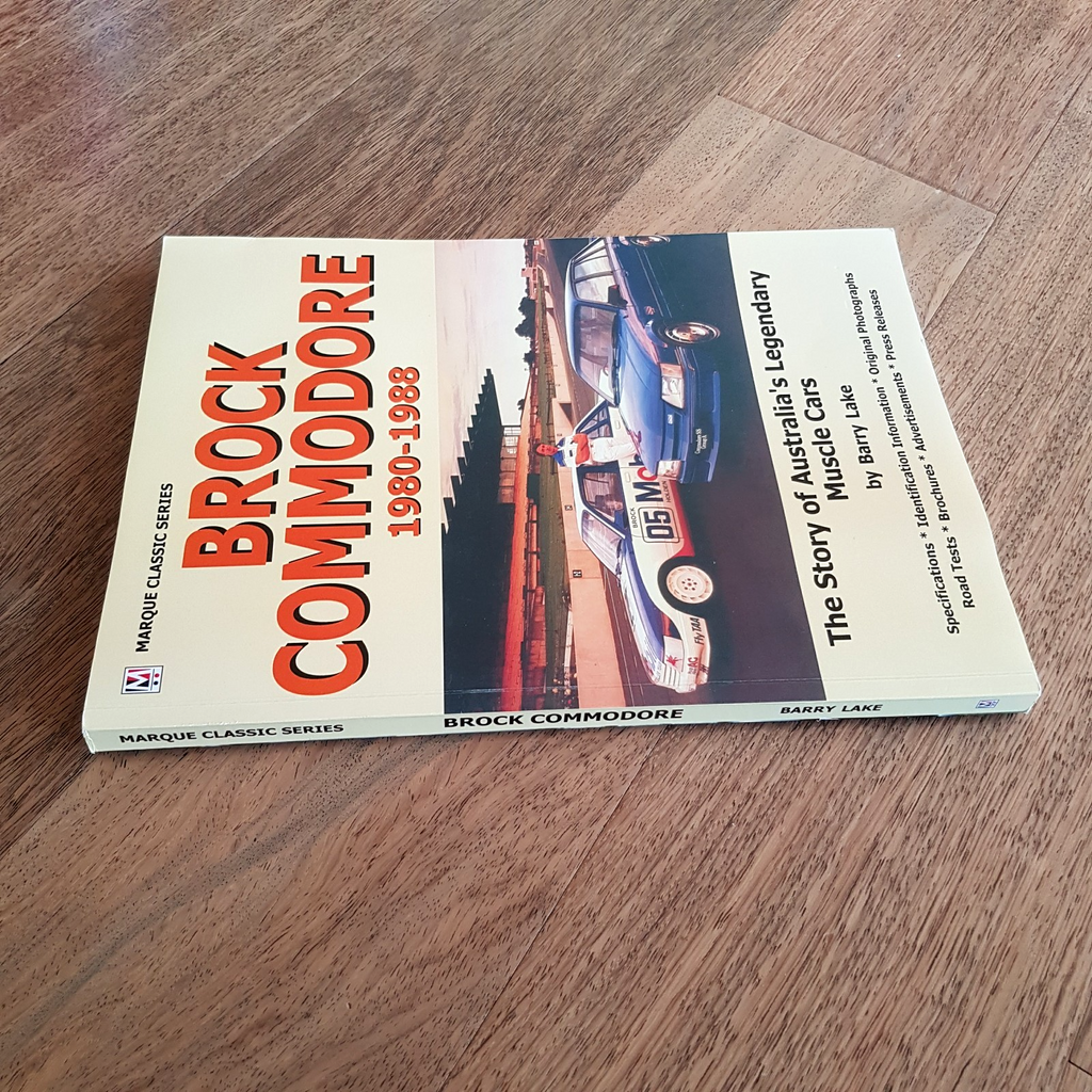 Peter BROCK COMMODORE PB Book Barry Lake Muscle Car Bathurst Holden Racing HDT2