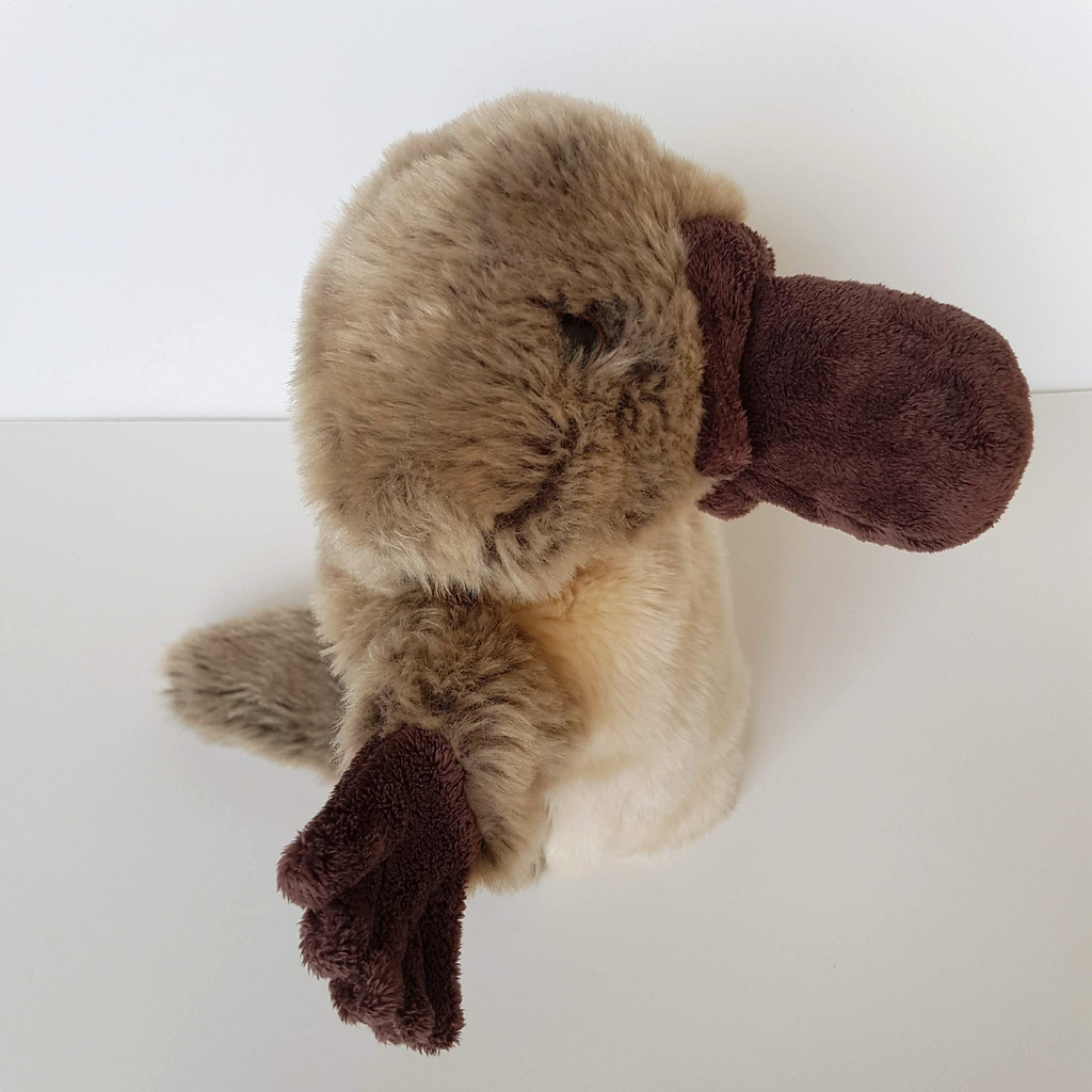 Korimco PLATYPUS HAND PUPPET Plush Stuffed Animal Soft Toy Australian Monotreme3