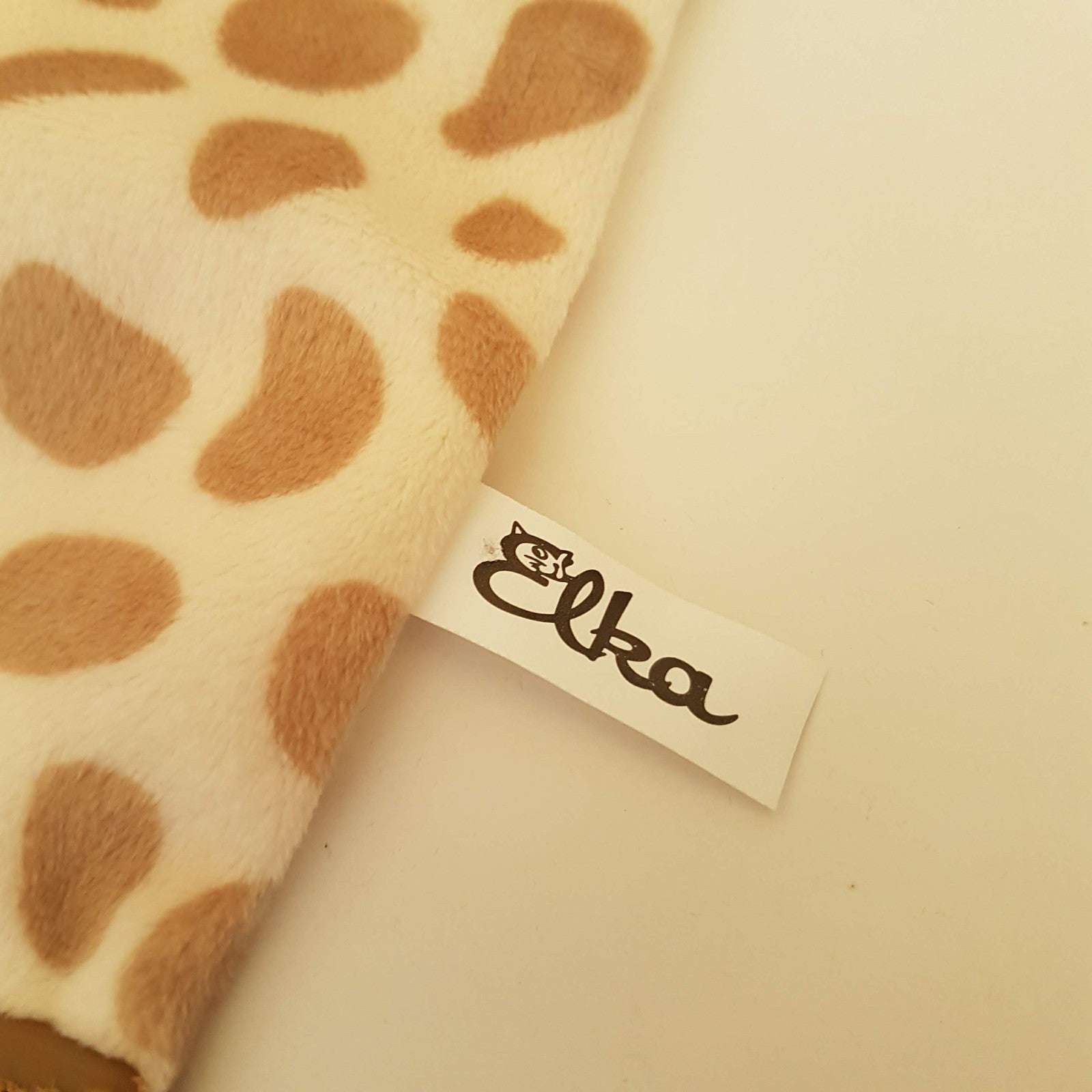 Elka SPOTTED GIRAFFE Baby Lovey Security Blanket Comforter Plush Soft Toy Cute4