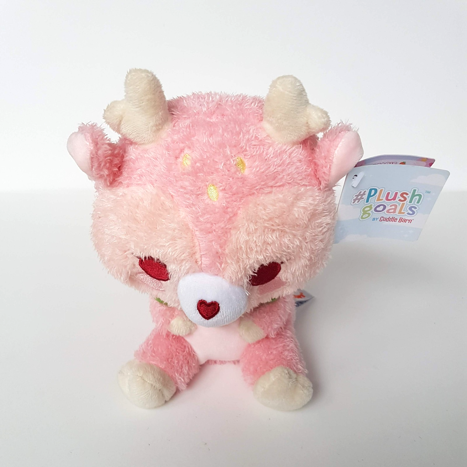 Cuddle Barn DEARIE STRAWBERRY DEER Plush Stuffed Animal 19cm Small Soft Toy Cute3