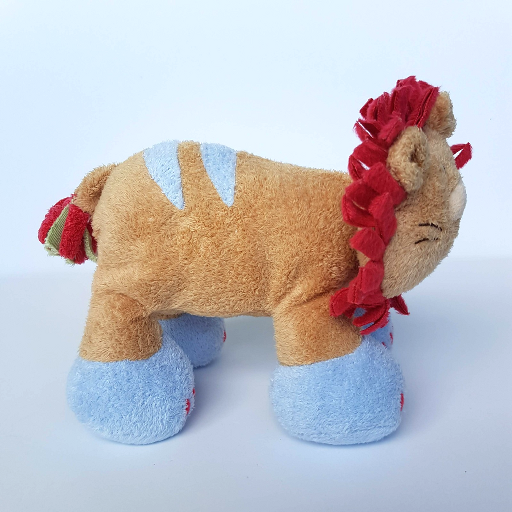 Baby Gund WOODLES LITTLE LION Rumba Baby Rattle 7" Plush Soft Toy Stuffed Animal3